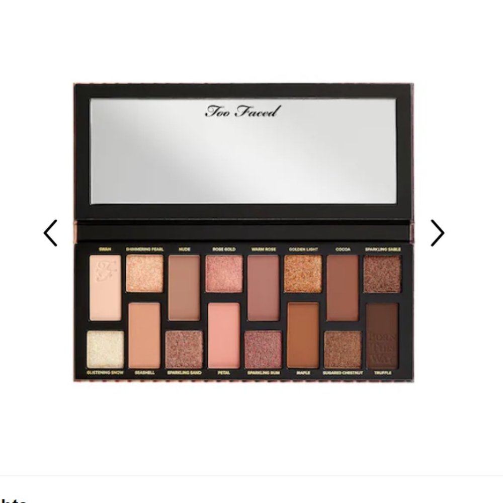 Too Faced Born This Way Eyeshadow Palette Neutral Nudes Brand New Slightly Damag